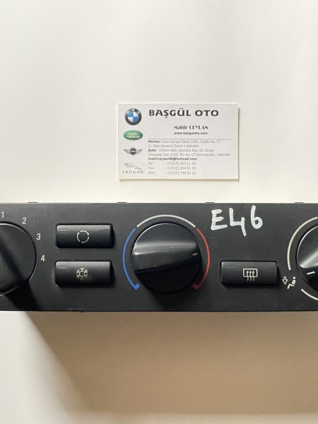 BMW E46 KLİMA KONTROL PANELİ 6907898 ORJİNAL ÇIKMA