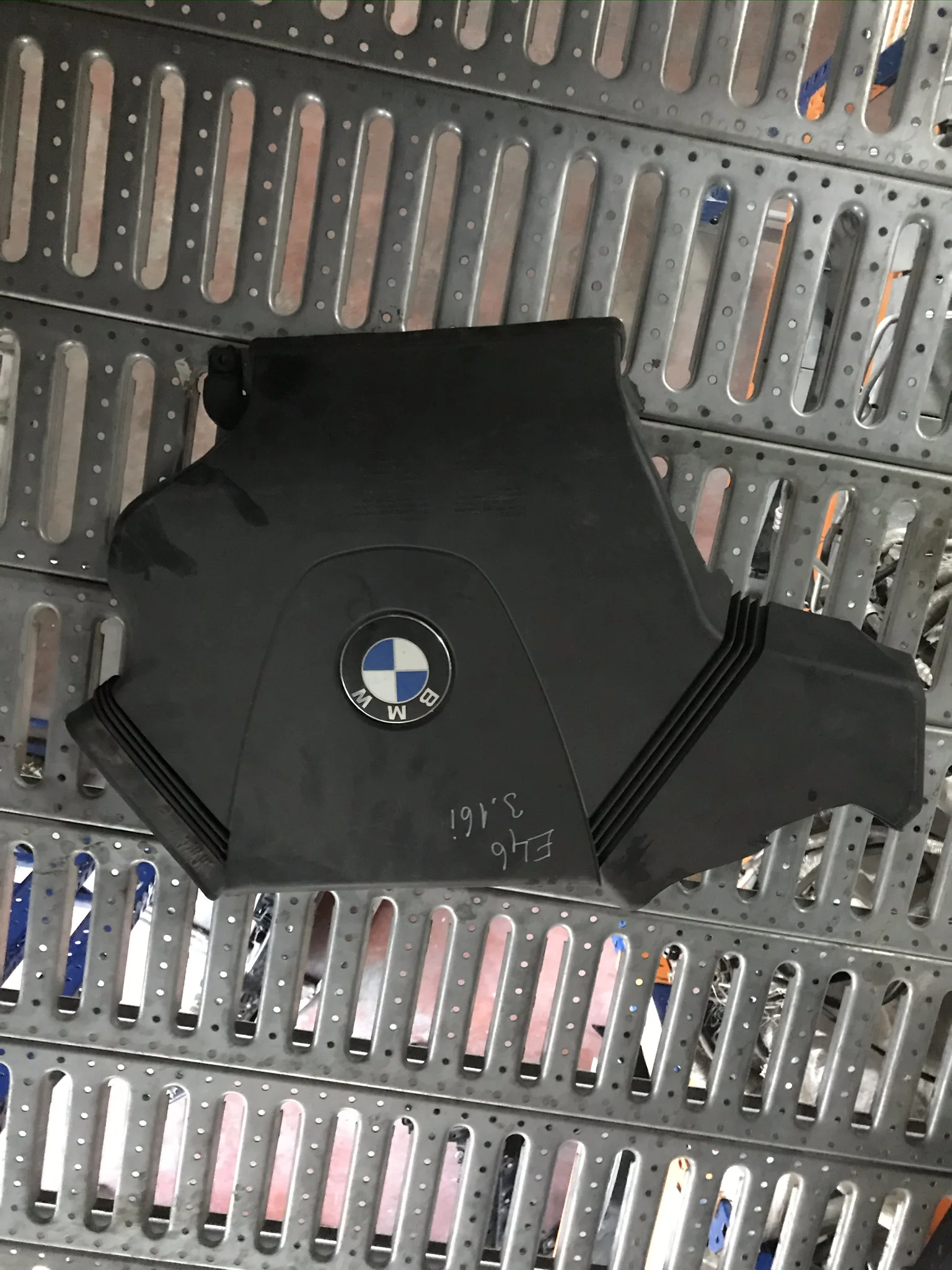BMW E46 Akustik Motor Üst Kapağı Benzinli Ön Panel Üst Plastiği N42 N45 N46 316i 318i 320i Orijinal