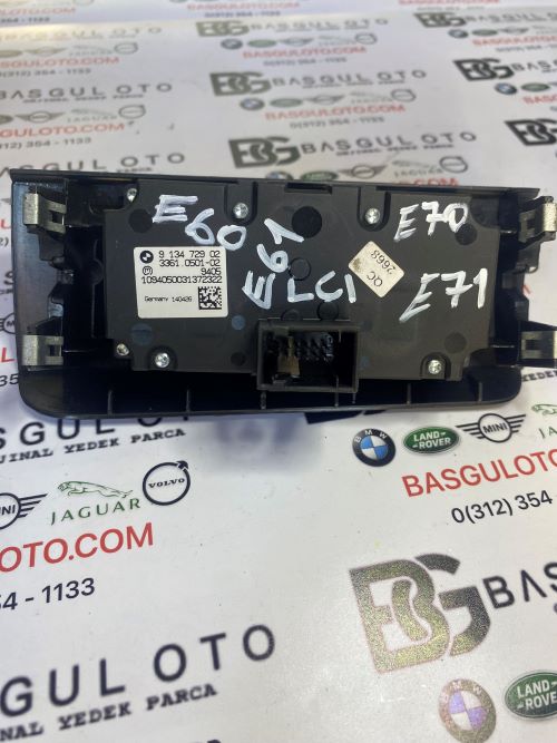 BMW E60LCİ E70 E71 FAR ANAHTARI 9134729 ORJİNAL ÇIKMA