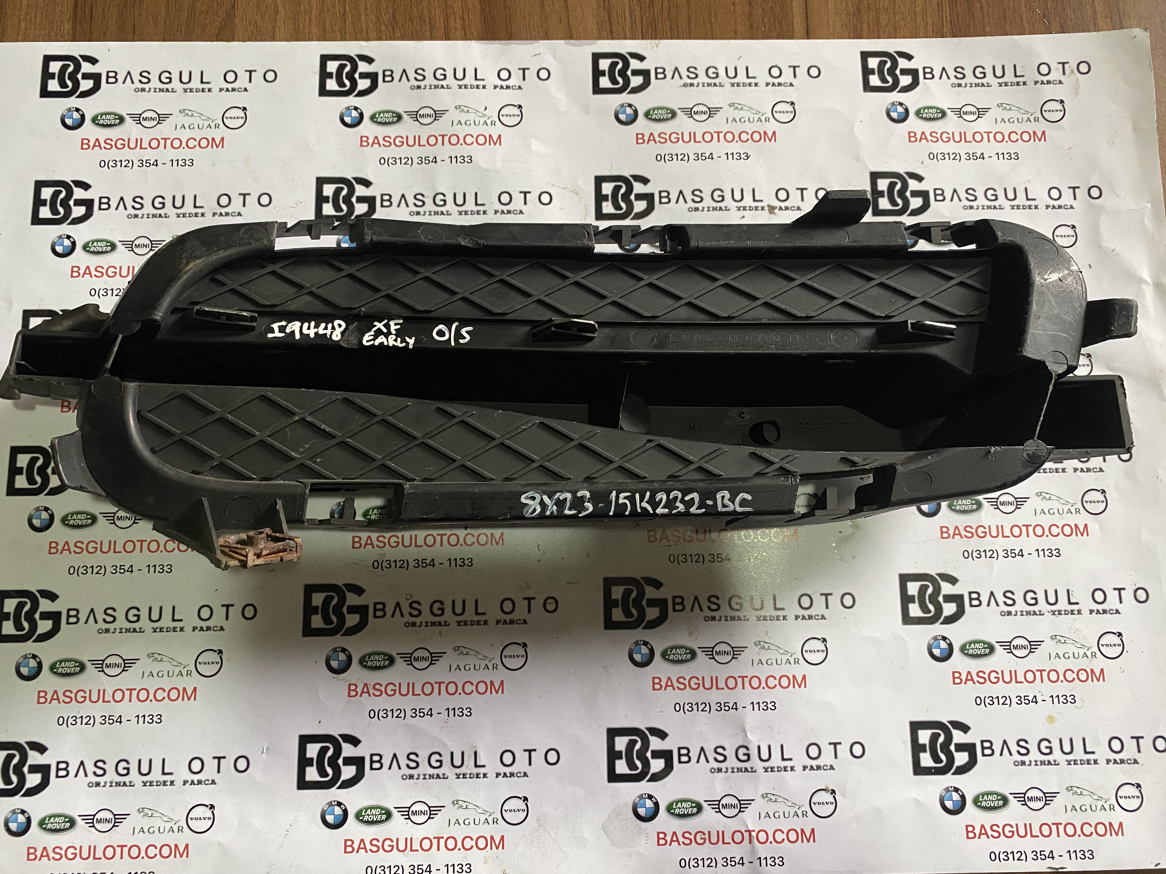 JAGUAR XF ÖN TAMPON IZGARA 8x23-15k232-bc ORJİNAL ÇIKMA