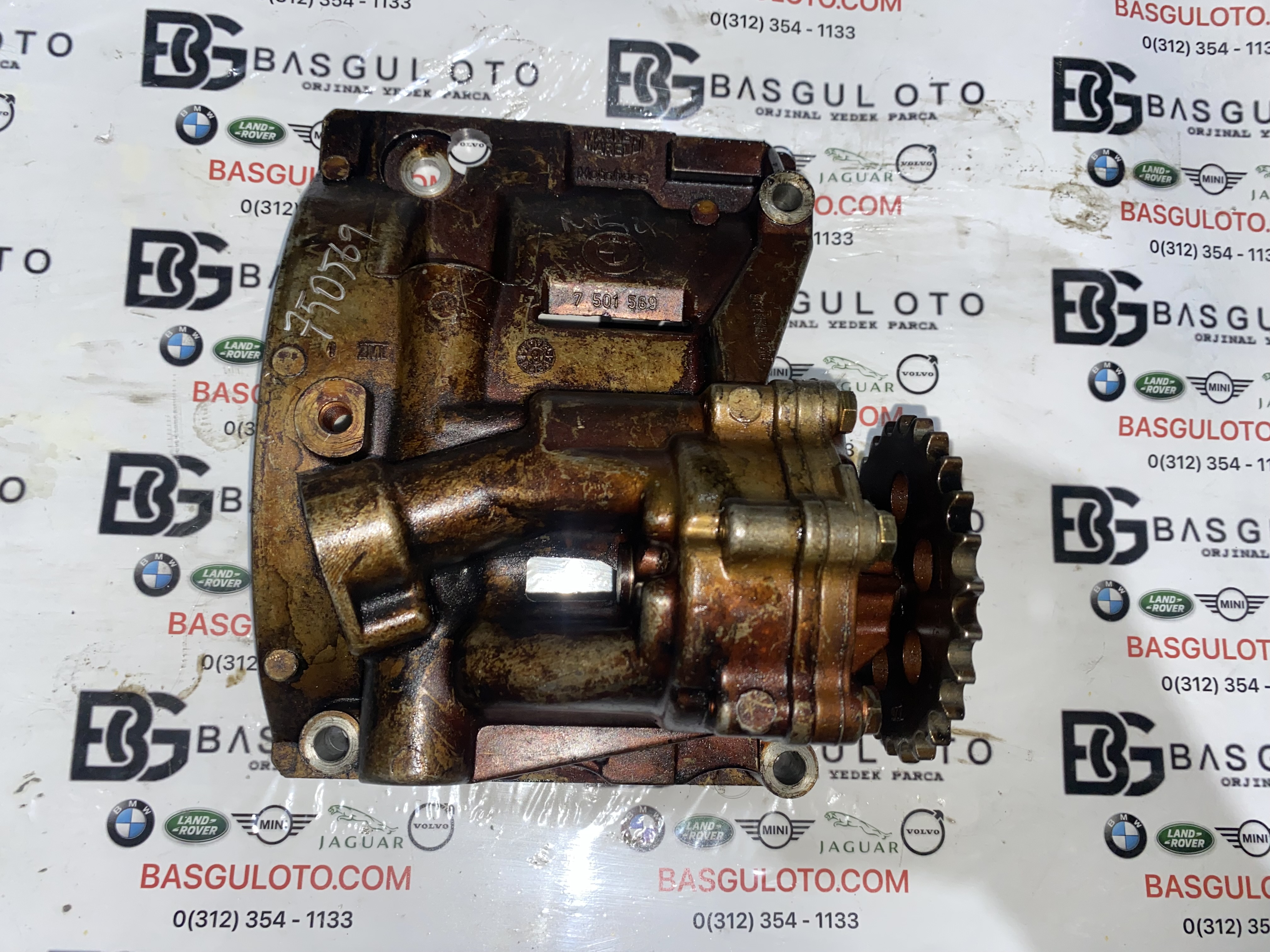 BMW E46 E39 E60 M54 YAĞ POMPASI 7501569 ORJİNAL ÇIKMA