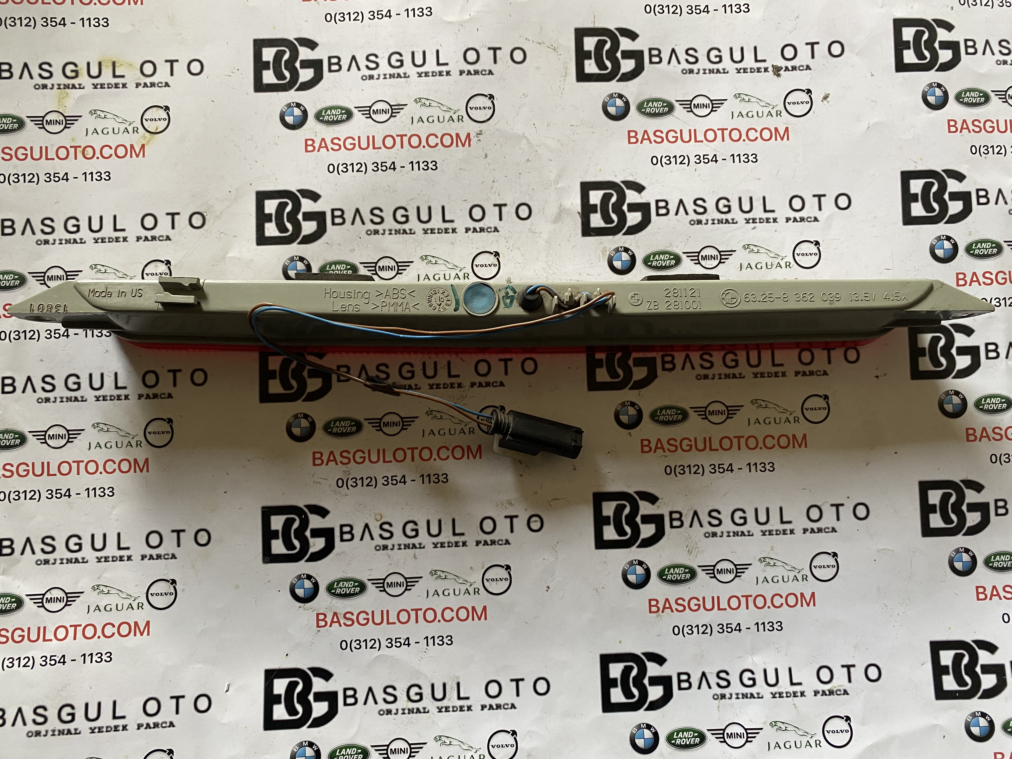 BMW X5 E53 3.STOP LAMBASI 8362039ORJINAL ÇIKMA