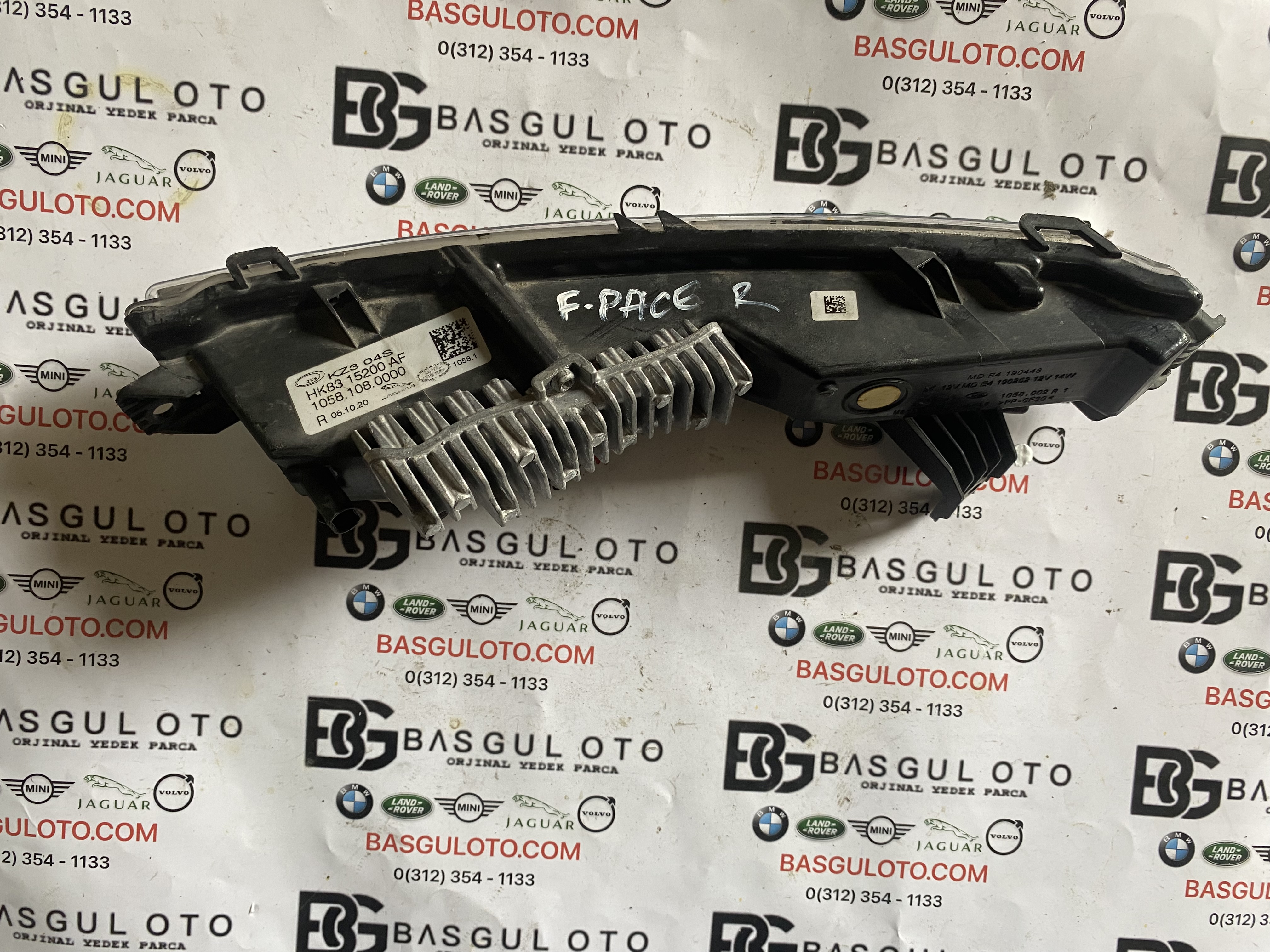 JAGUAR F-PACE SAĞ SİS FARI HK83 15200 AF ORJİNAL ÇIKMA