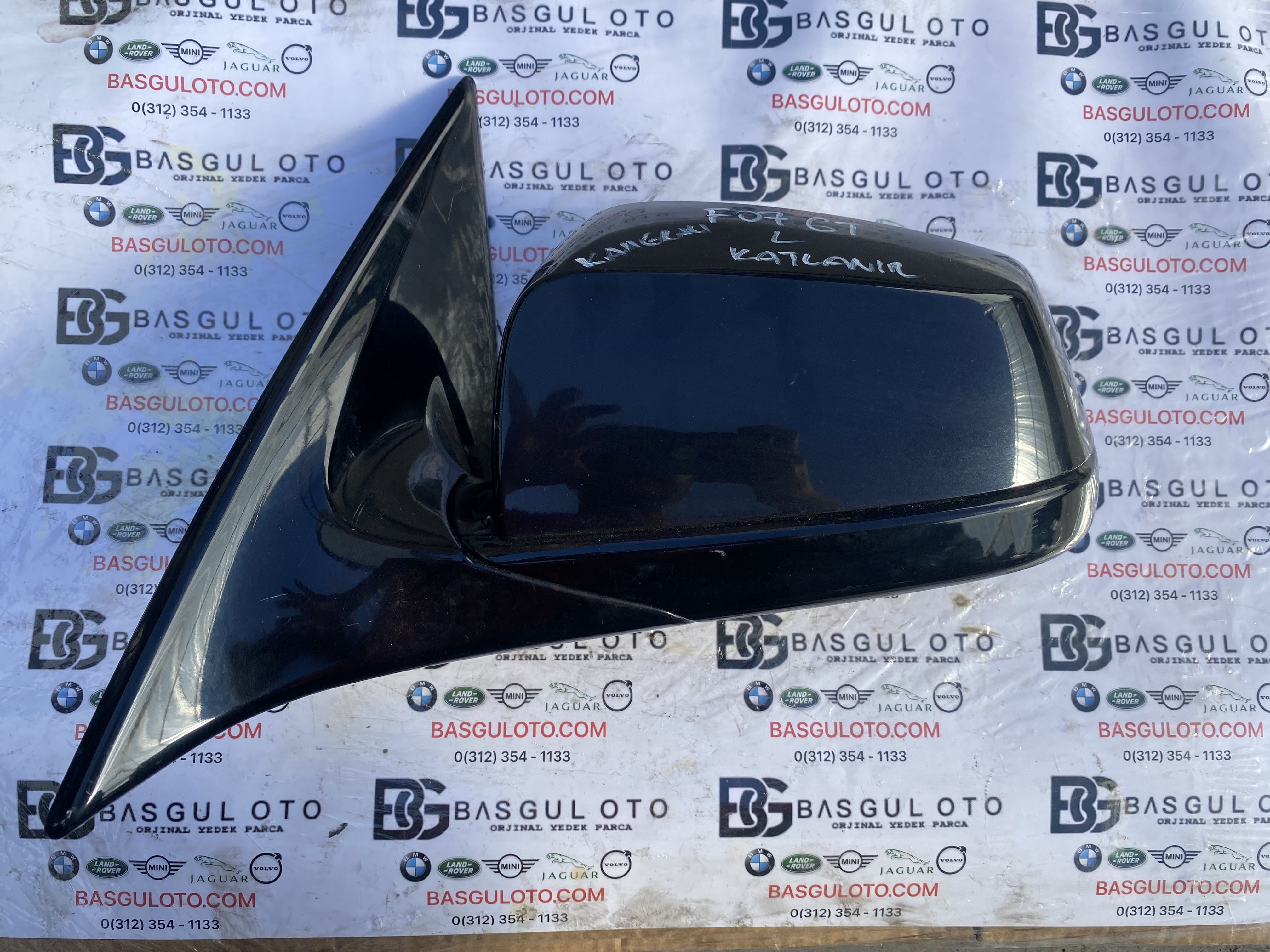 BMW 5 SERİSİ F07 GT SOL DİKİZ AYNASI ELEKTRİKLİ KATLANIR  7204767 ORJİNAL ÇIKMA
