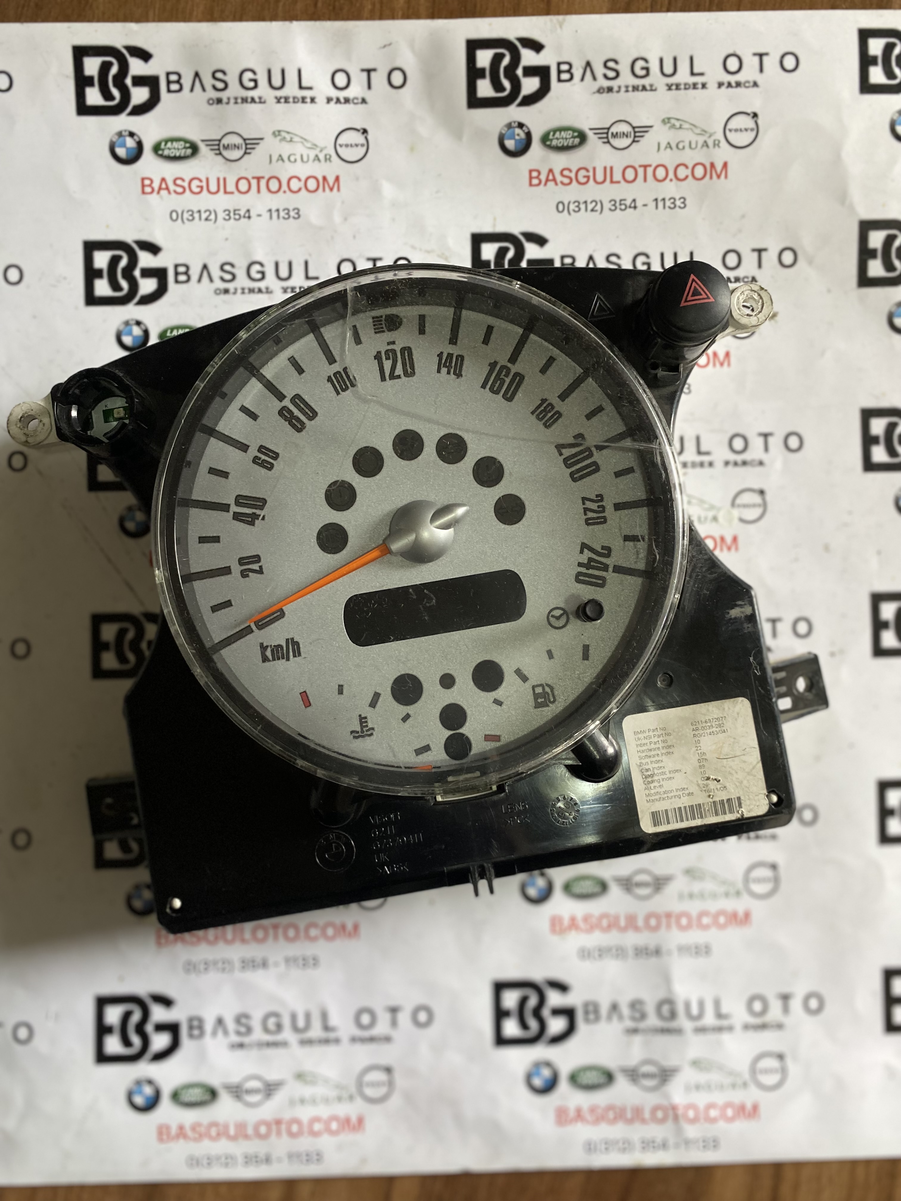 MİNİ COOPER R50 R52 R53 KM SAATİ 6972077 ORJİNAL ÇIKMA