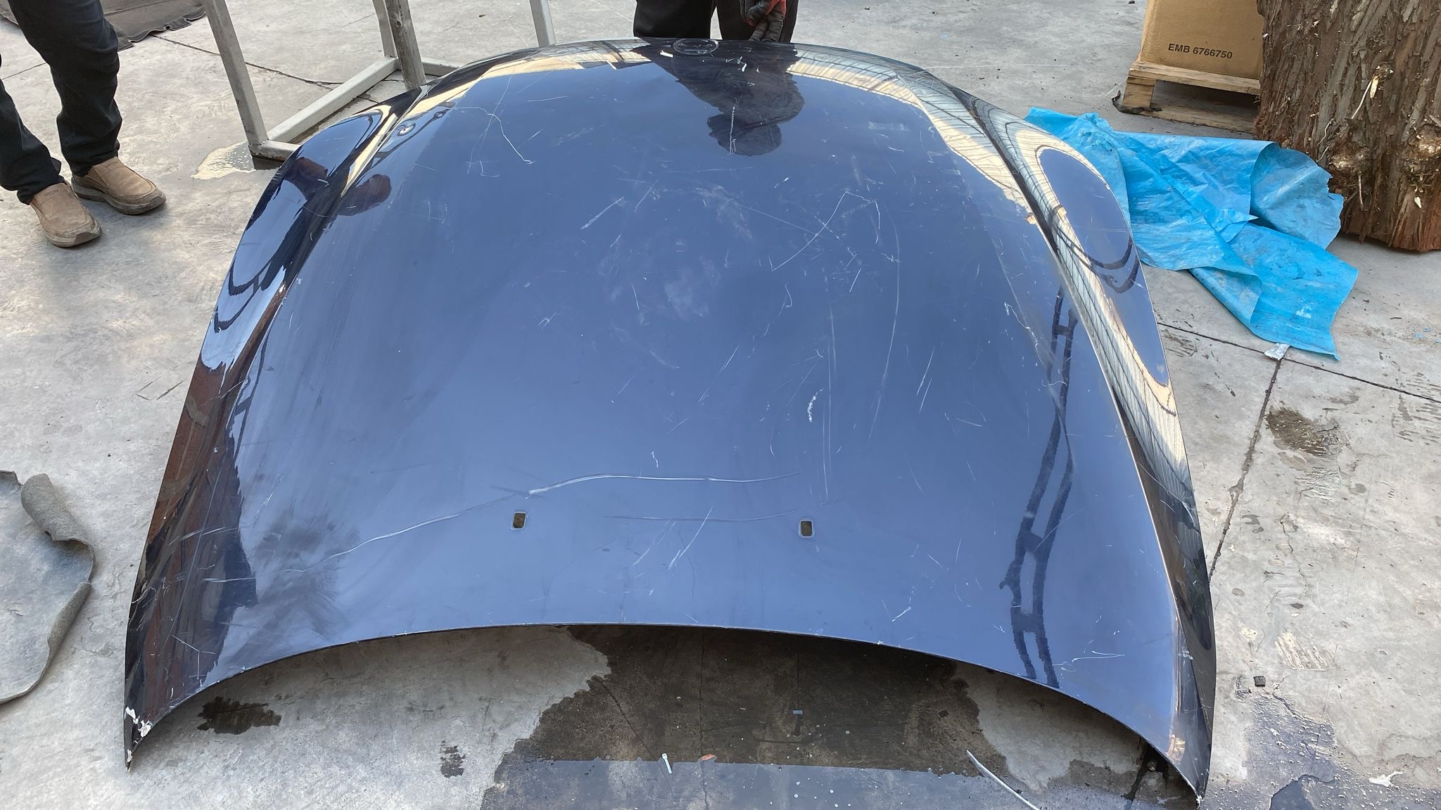 BMW E60 MOTOR KAPUTU SİYAH RENK 41617111385 ORJINAL ÇIKMA