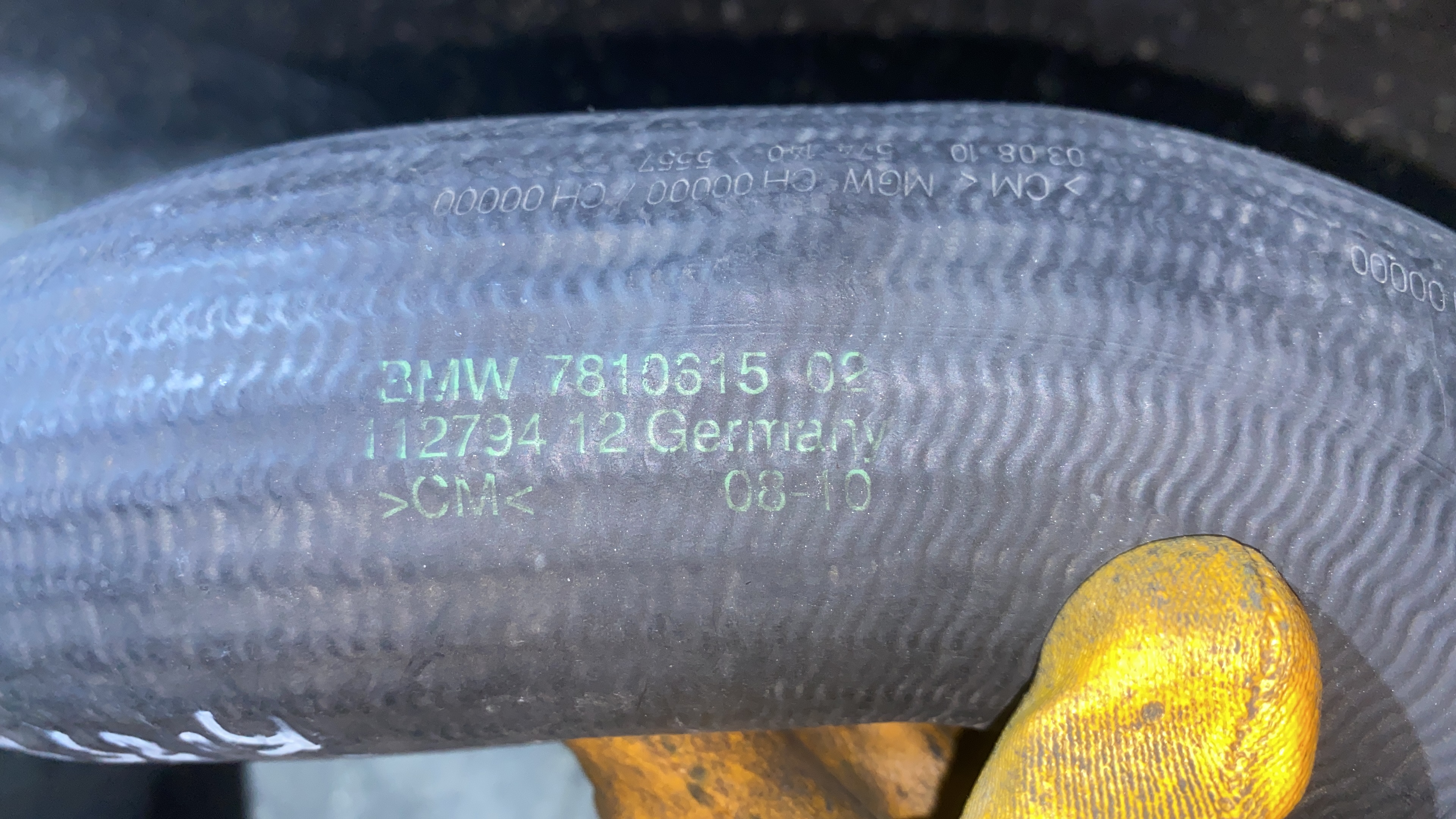 BMW F10 5.25XDRİVE İNTERCOOLER HORTUMU 11617810615 ORJİNAL ÇIKMA