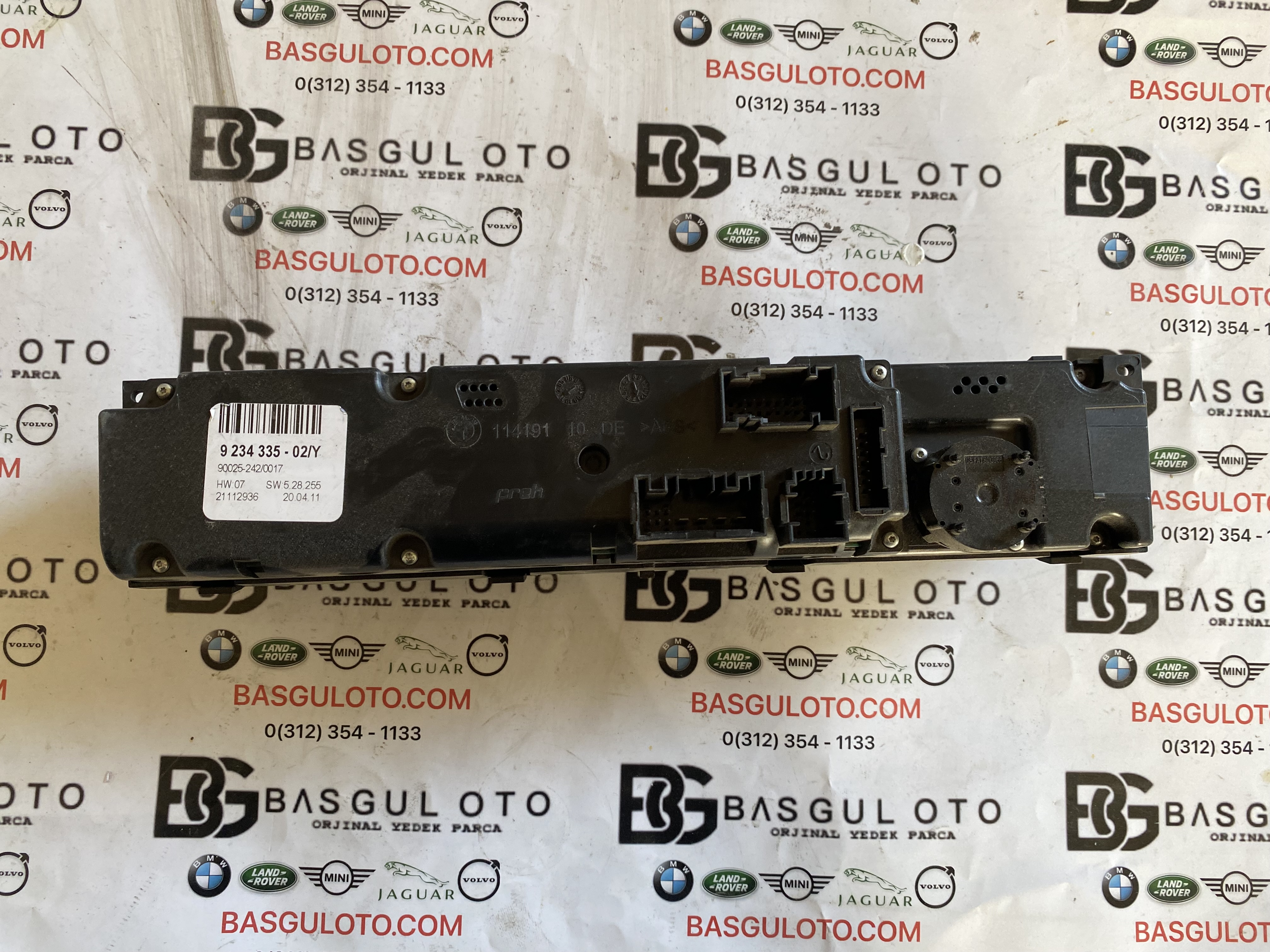 BMW E70 E71 KLİMA KONTROL PANELİ ORJİNAL ÇIKMA
