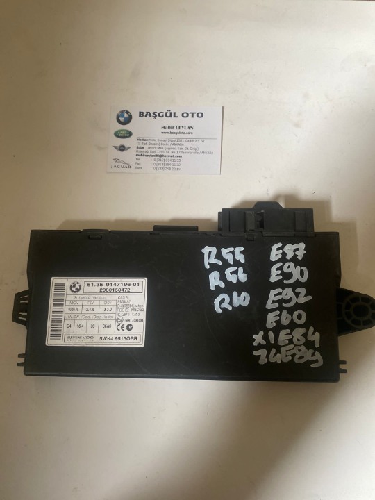 MİNİ R55 R56 R60 BMW E87 E90 E92 E60 E84 X1 Z4 E89 CAS  9147196