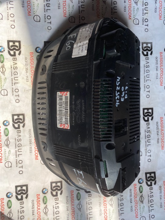 BMW E60 520 DİZE KM SAATİ KADRA   9135254 ÇIKMA ORJİNAL