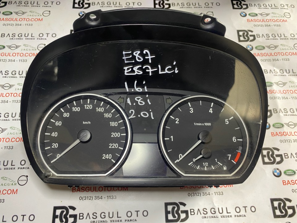 BMW E87  1.6İ   KM SAATİ KADRAN  GÖSTERGE PANELİ  9187038