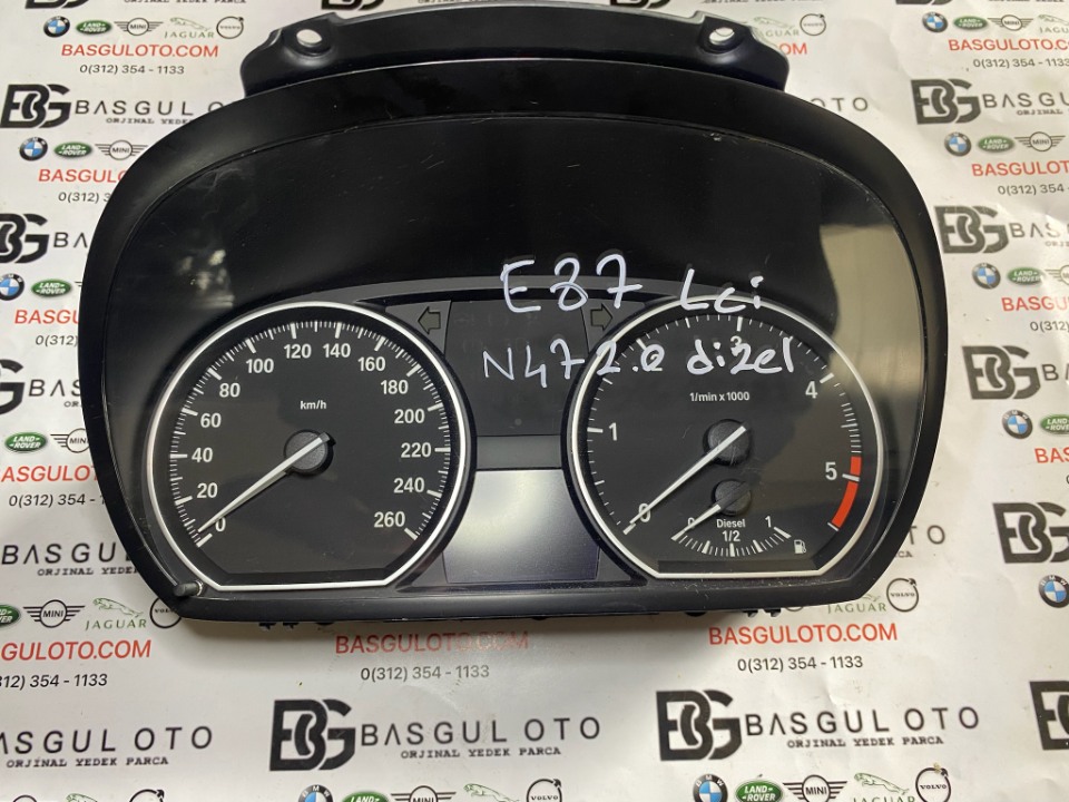 BMW E87  1.6İ   KM SAATİ KADRAN  GÖSTERGE PANELİ  9220951