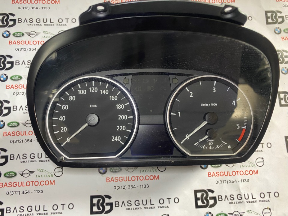 BMW E87 dizel   KM SAATİ KADRAN  GÖSTERGE PANELİ