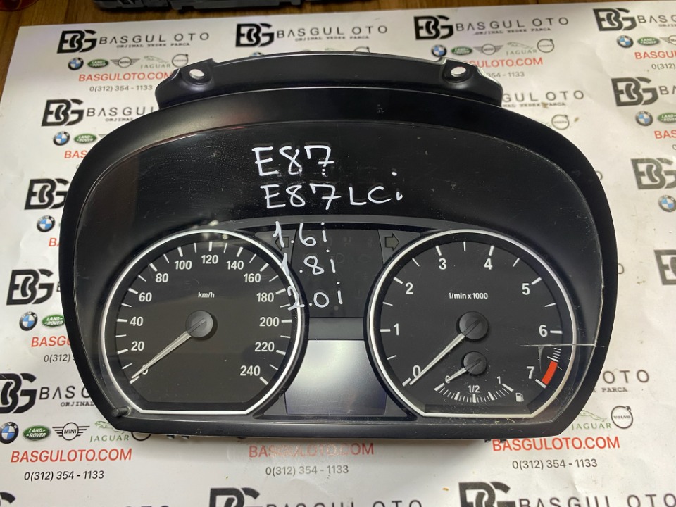 BMW E87 1.6i KM SAATİ KADRAN  GÖSTERGE PANELİ  9187038