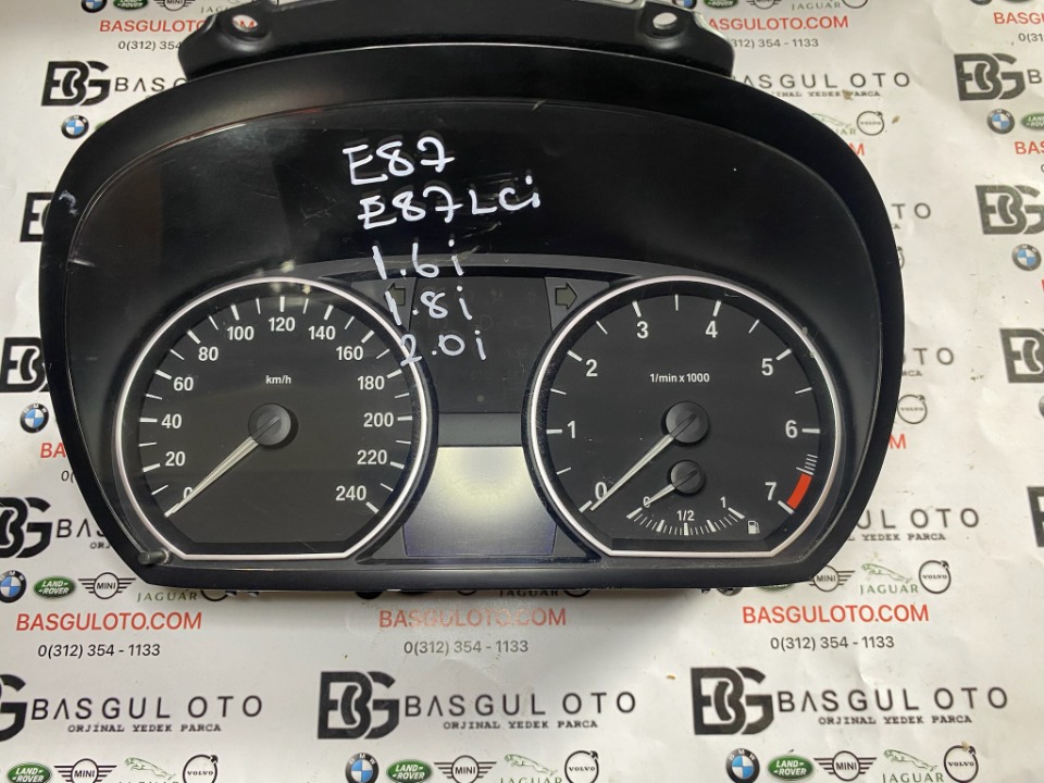 BMW E87 1.6i KM SAATİ KADRAN  GÖSTERGE PANELİ  9166813