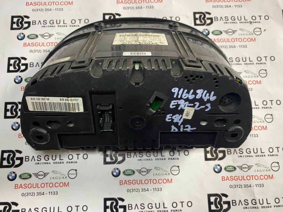 BMW E90 E84 X1 DİZEL KM SAATİ  KADRAN GÖSTERGE PANELİ  9166846