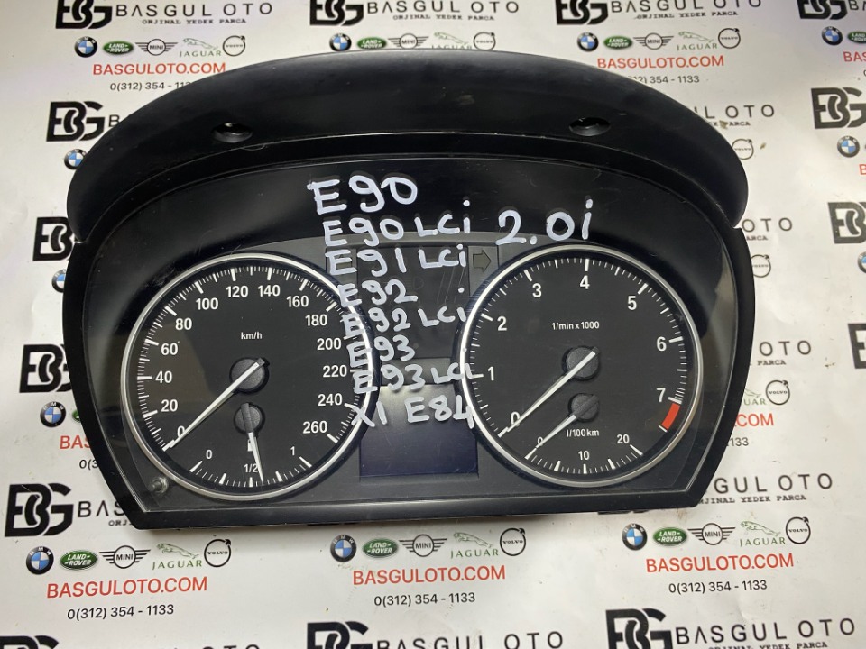 BMW E90 E84 X1  BENZİNLİ  KM SAATİ  KADRAN GÖSTERGE PANELİ  9187058