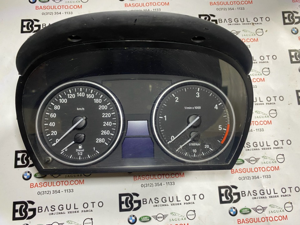 BMW E90 E92 E93 DİZEL  KM SAATİ  KADRAN GÖSTERGE PANELİ  9148036