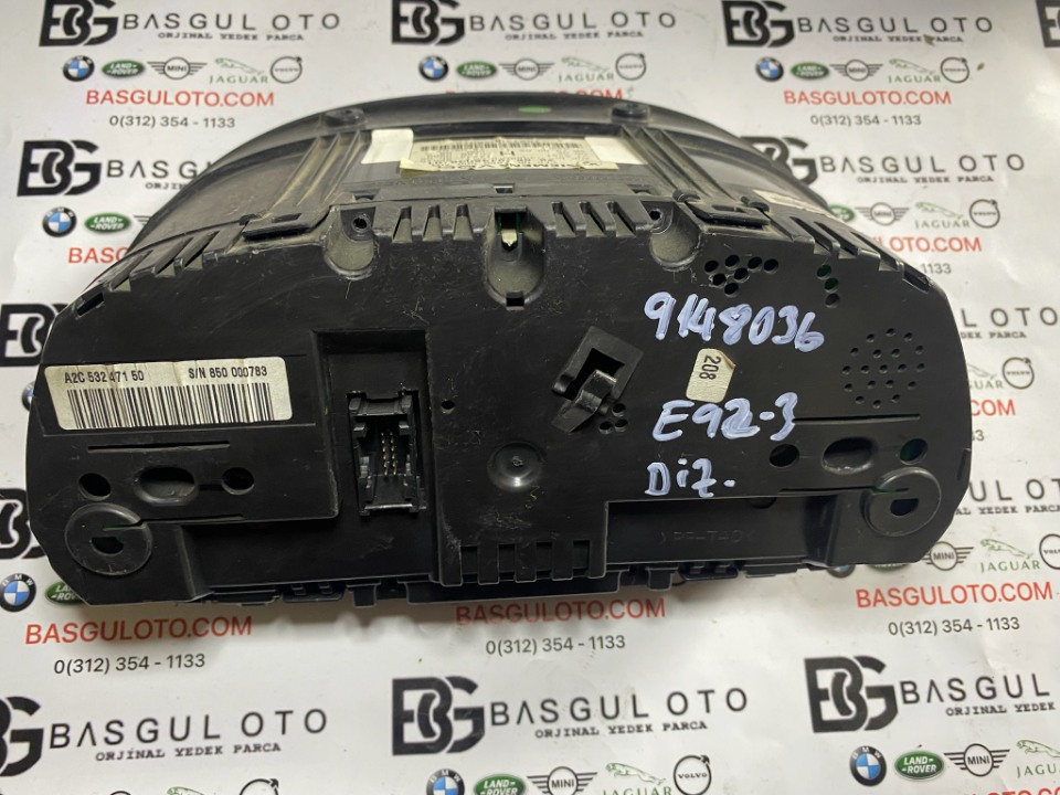 BMW E90 E92 E93 DİZEL  KM SAATİ  KADRAN GÖSTERGE PANELİ  9148036