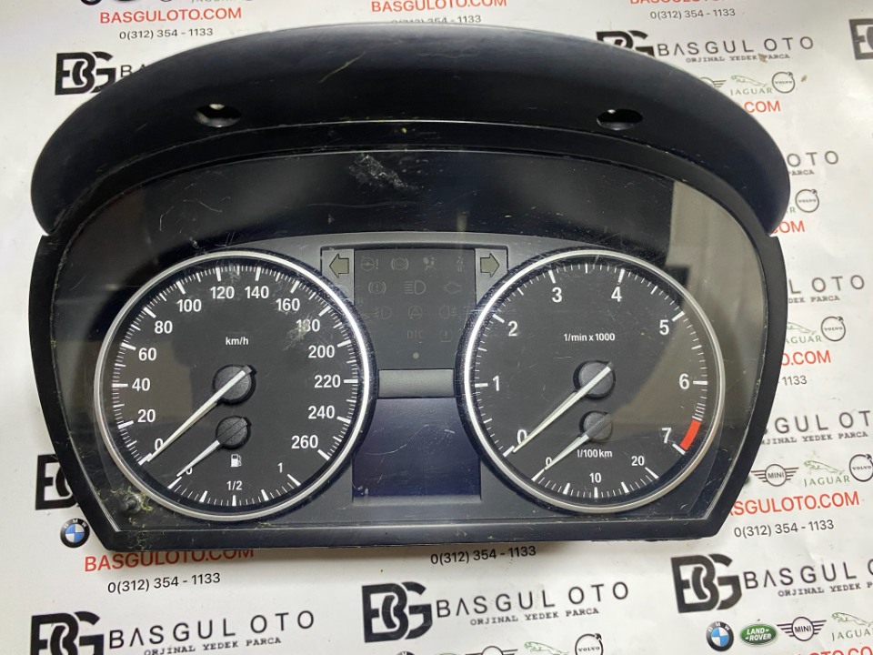 BMW E90 E92 E93 BENZİNLİ   KM SAATİ  KADRAN GÖSTERGE PANELİ  9187052