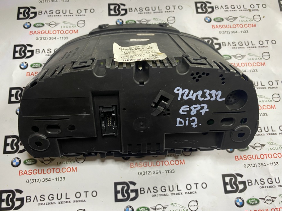 BMW E87 DİZEL KM SAATİ  KADRAN GÖSTERGE PANELİ  9242332