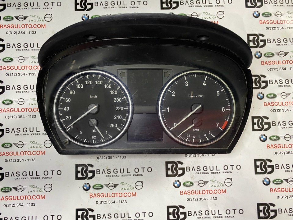 bmw e90 e92 e93 e84 x1 benzinli km saat kadran gösterge paneli  9242340