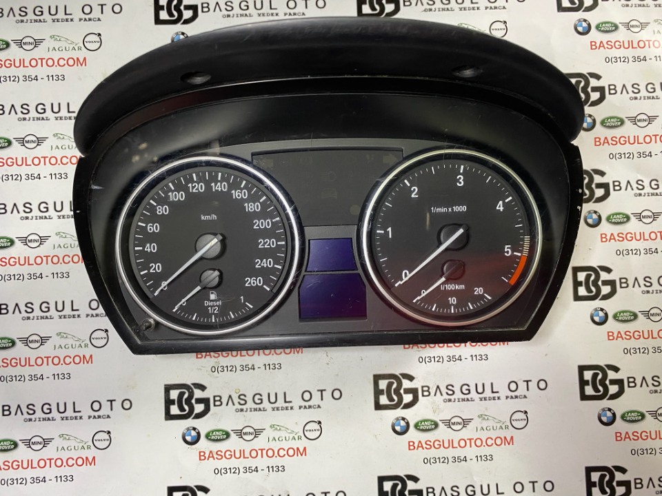 bmw e90 e92 e93 e84 x1 dizel km saati kadran gösterge paneli  9220988