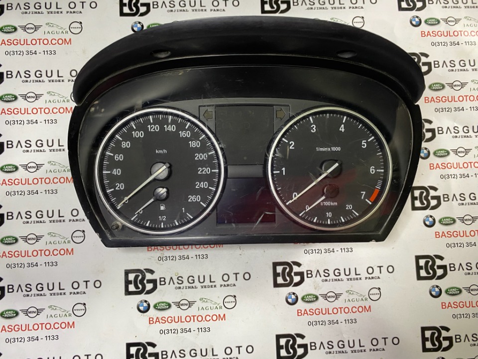 bmw e90 e92 e93 e84 x1 dizel km saati kadran gösterge paneli  9187336