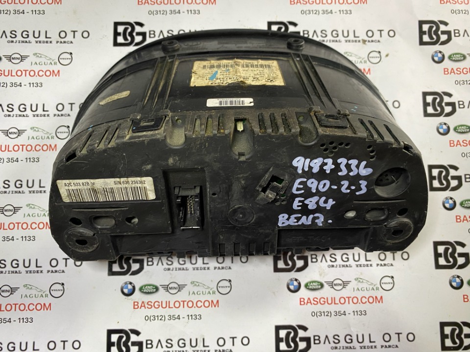 bmw e90 e92 e93 e84 x1 dizel km saati kadran gösterge paneli  9187336