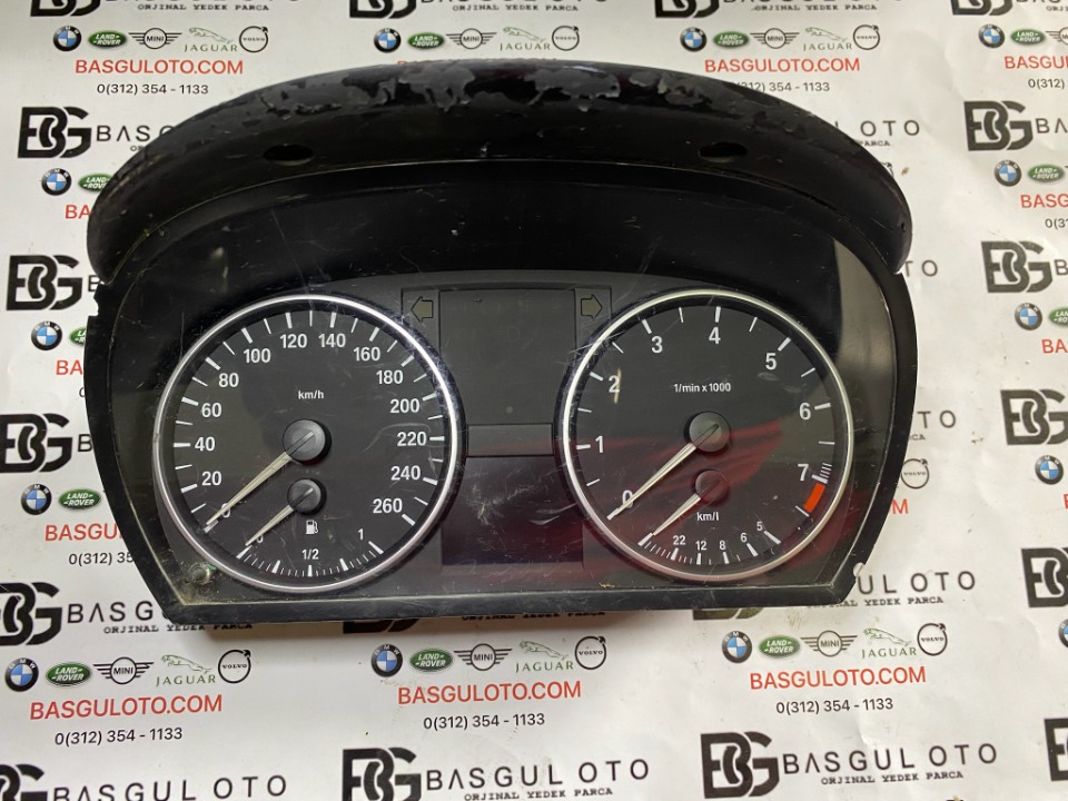 bmw e90 e92 e93 e84 x1 benzinli km saati kadran gösterge paneli