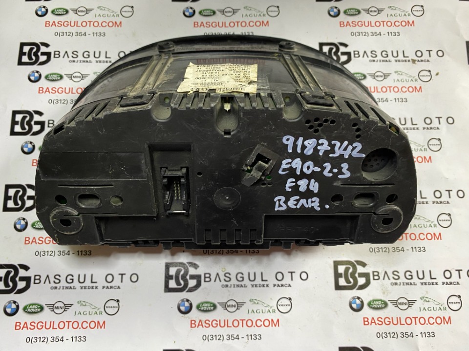bmw e90 e92 e93 e84 x1 benzinli km saati kadran gösterge paneli 9187342