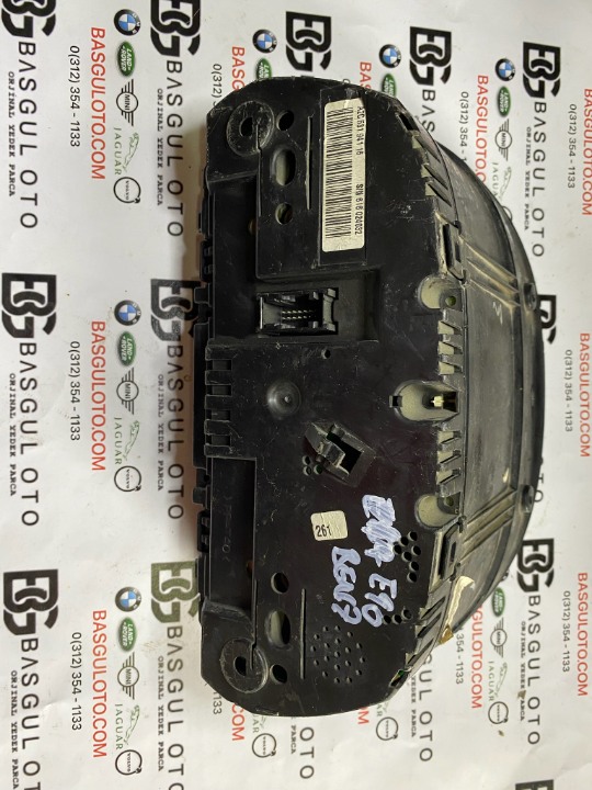 bmw e90 e92 e93 e84 x1 benzinli km saati kadran gösterge paneli