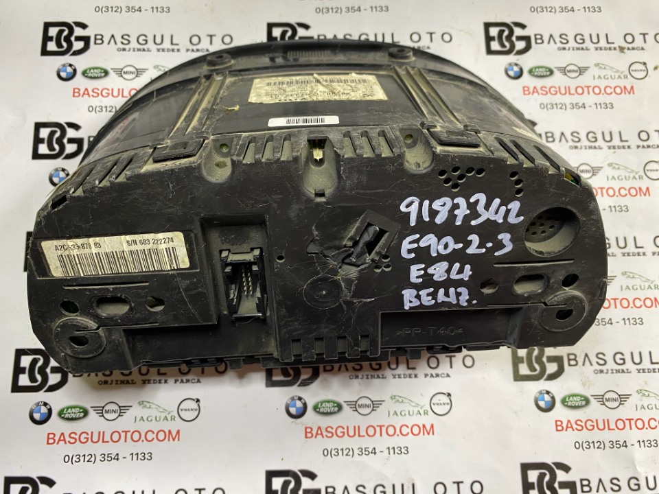 bmw e90 e92 e93 e84 x1 benzinli km saati kadran gösterge paneli 9187342