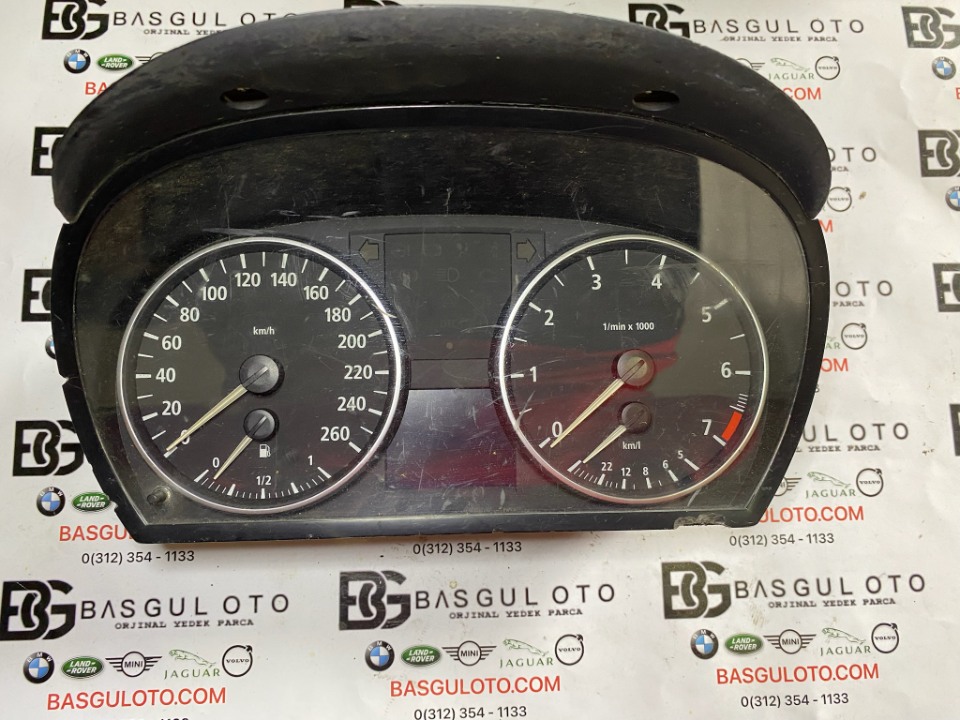 bmw e90 e92 e93 e84 x1 benzinli km saati kadran gösterge paneli