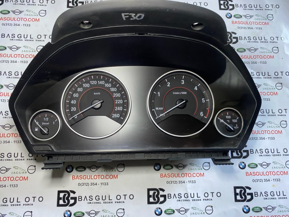 bmw f30 2.0 dizel km saati hız gösterge paneli kadran 9382113