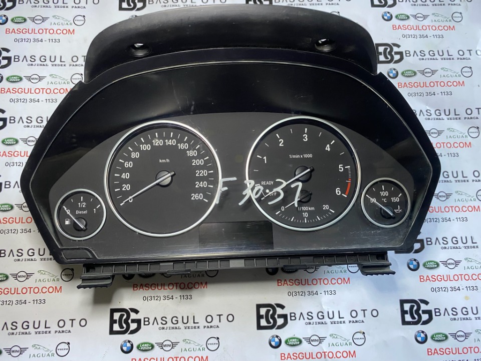 bmw f30 2.0 dizel km saati hız gösterge paneli kadran 9232893