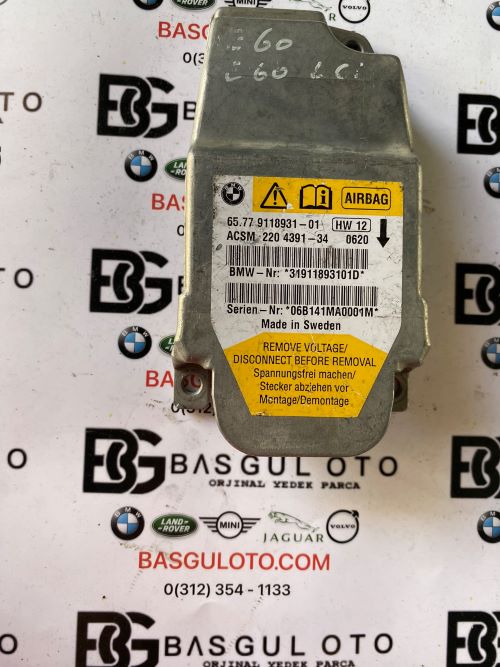BMW E60 9118931 AİRBAG BEYNİ-BEYİN ORJİNAL ÇIKMA