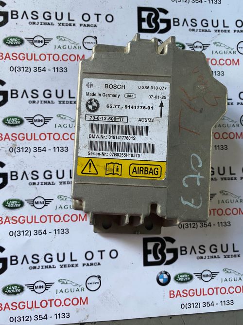 BMW E84 E70 E71 9141776 AİRBAG BEYNİ- BEYİN ORJİNAL ÇIKMA