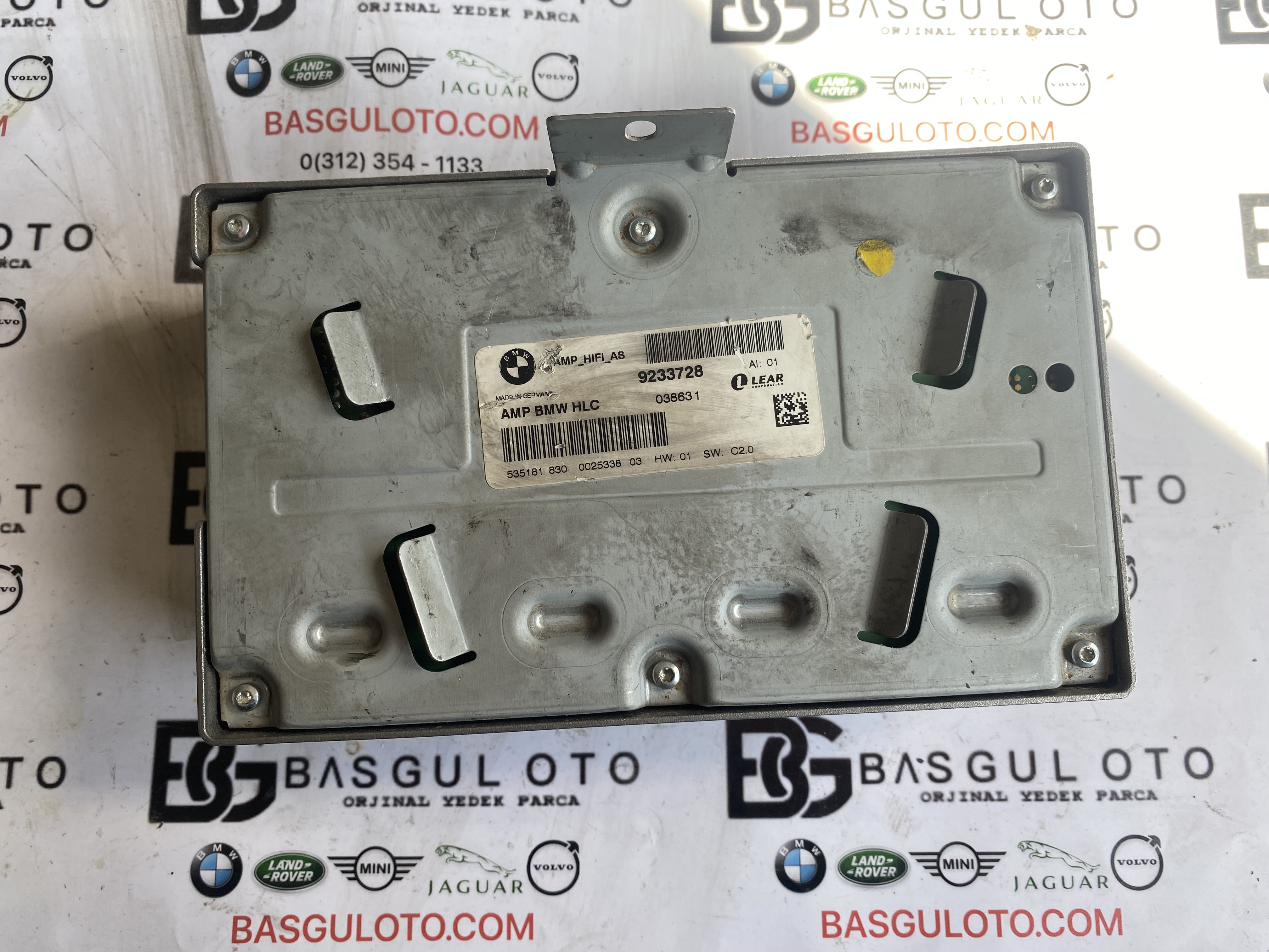 BMW 7 SERİS F01 F02 AMFİ 9233728 ORJİNAL ÇIKMA 