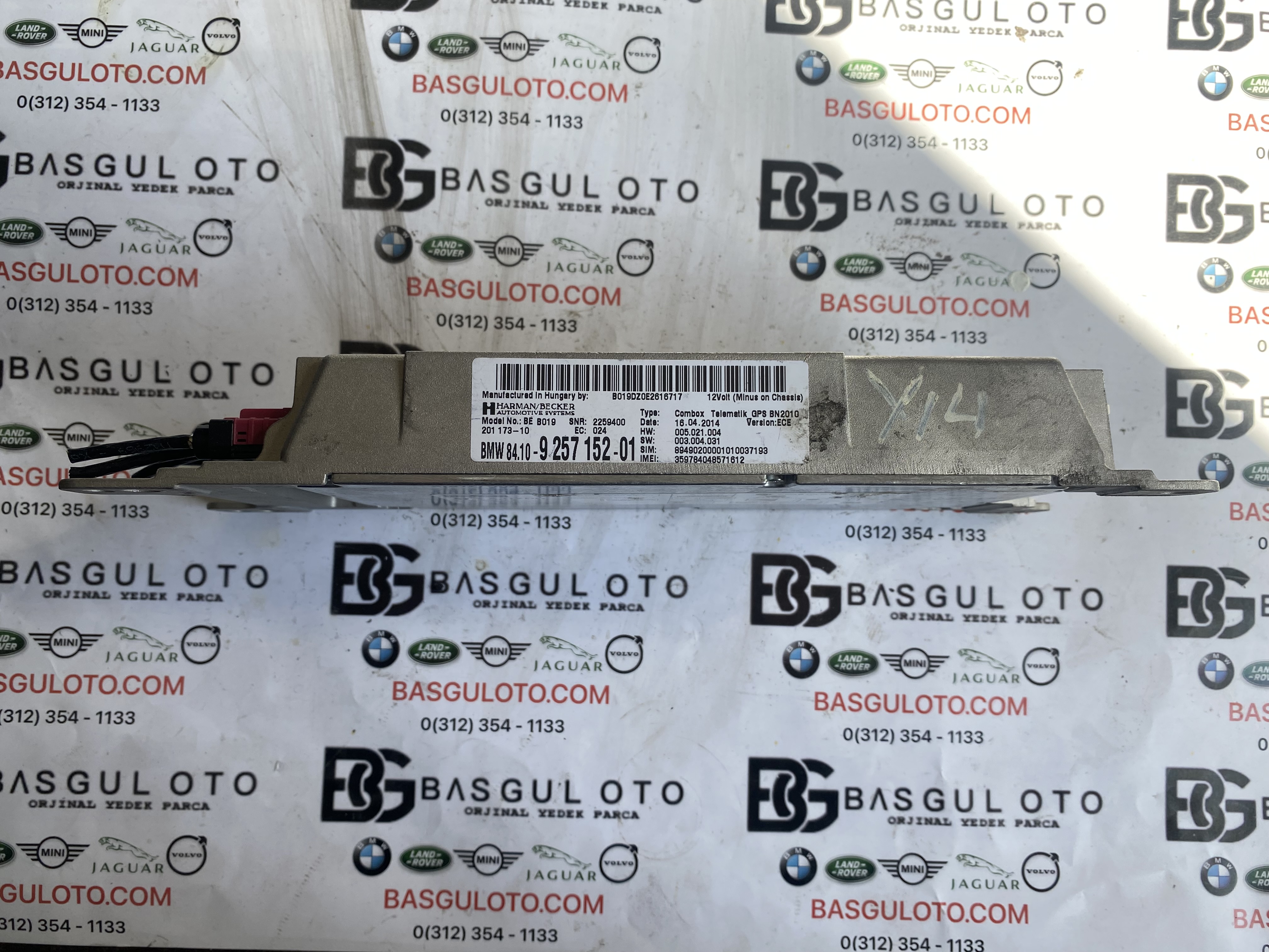 BMW F SERİSİ F20 F30 BLUETOOTH MODÜLÜ 9257152 ORJİNAL ÇIKMA