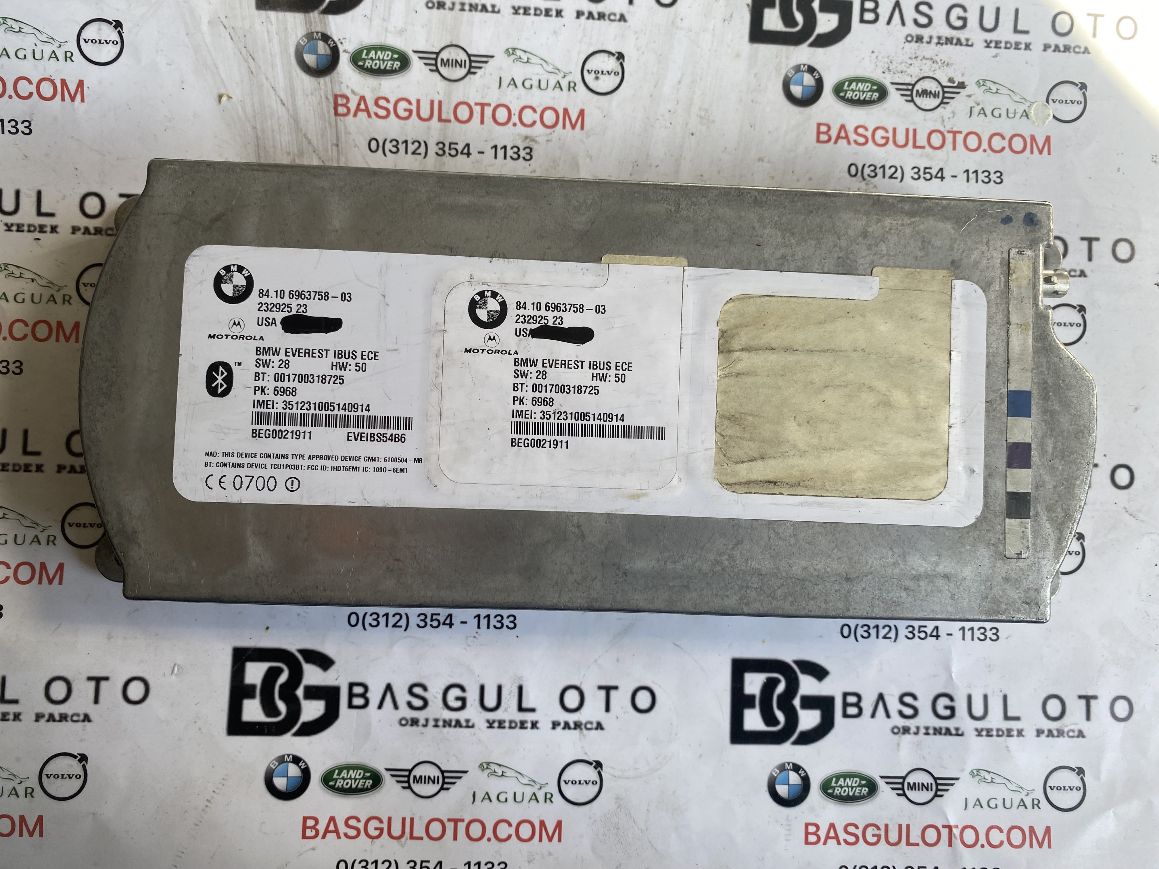 BMW E SERİSİ E53 E90 E60 TELEFON MODÜLÜ 6963758 ORJİNAL ÇIKMA