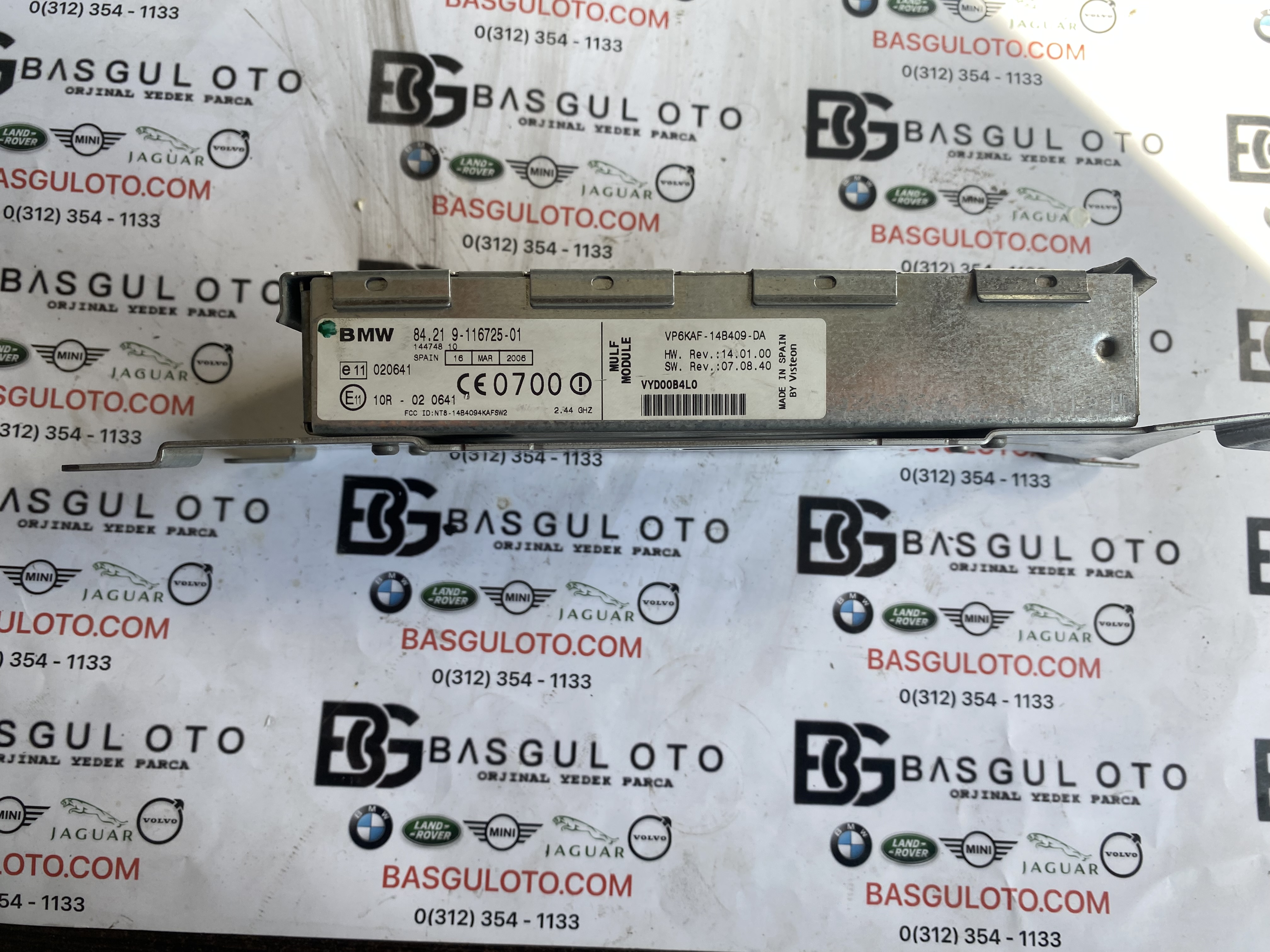 BMW E60 E90 E84 AMFİ 9116725 ORJINAL ÇIKMA