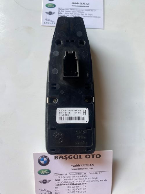 BMW F-SERİSİ X1 F48 9208111 CAM KUMANDA PANELİ ORJİNAL ÇIKMA