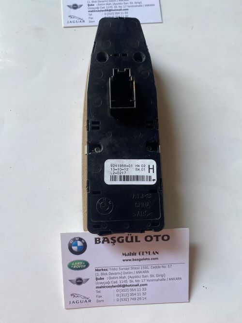 BMW F10 F07 F06 9241956 CAM KUMANDA PANELİ ORJİNAL ÇIKMA 