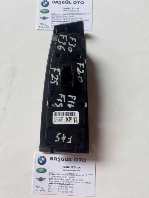 BMW F15 F-SERİSİ  CAM KUMANDA PANELİ 9208111 ORJİNAL ÇIKMA 