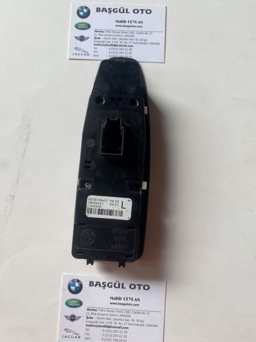 BMW F20 F-SERİSİ CAM KUMANDA PANELİ 9208109 ORJİNAL ÇIKMA 