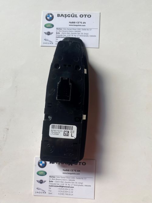 BMW F20 F-SERİSİ  CAM KUMANDA PANELİ 9208110 ORJİNAL ÇIKMA 