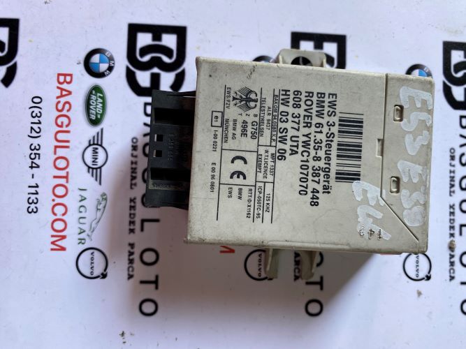BMW 8387448 EWS-3 MODÜLÜ ORJİNAL ÇIKMA