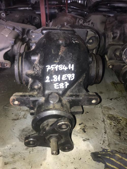 BMW E87 ARKA DEFRANSİYEL 2.81 7518411 ORJİNAL ÇIKMA 