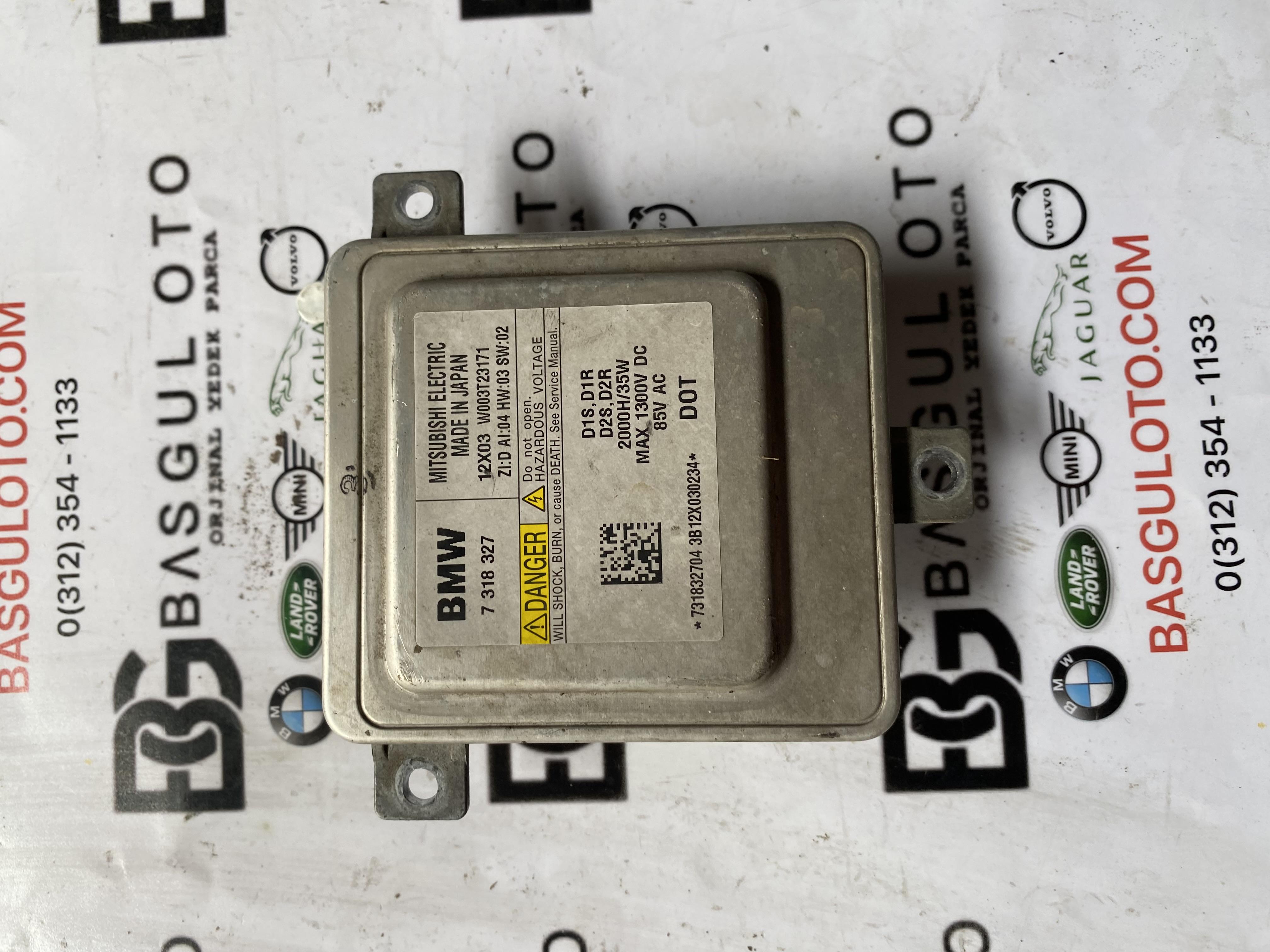 BMW E90 F10 F20 XENON FAR BEYNİ 7318327 ORJİNAL ÇIKMA